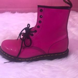 Pink Dr. Martens